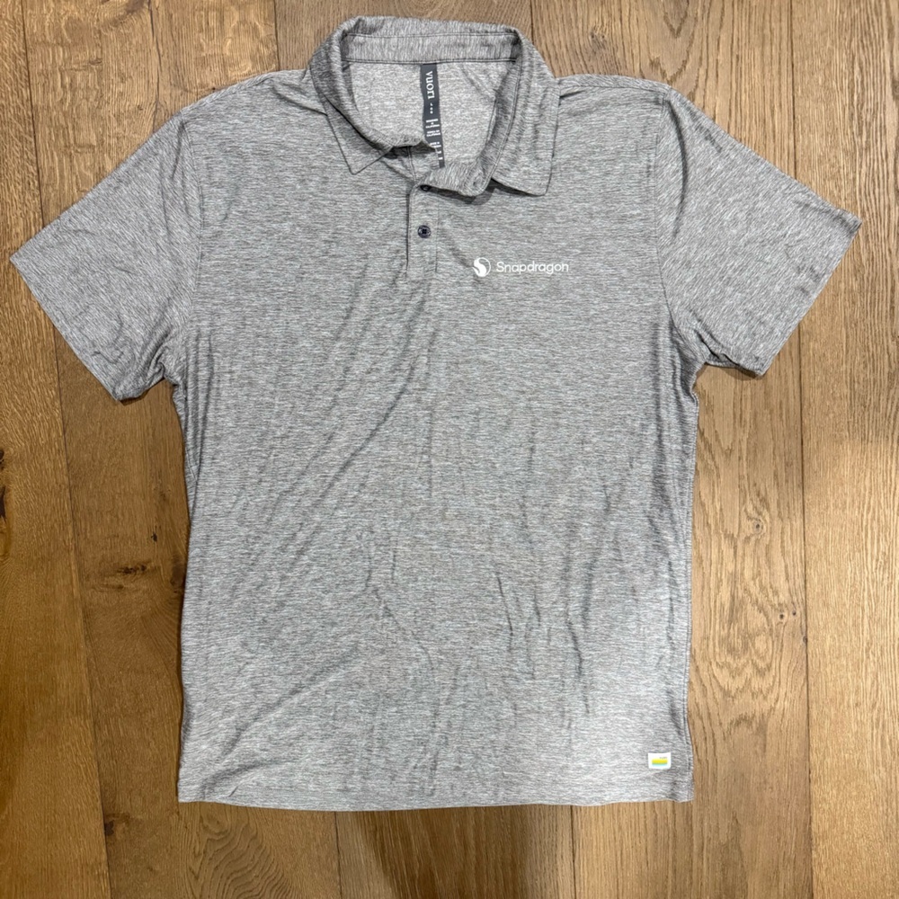 Vuori Strato Tech Polo Heather Gray